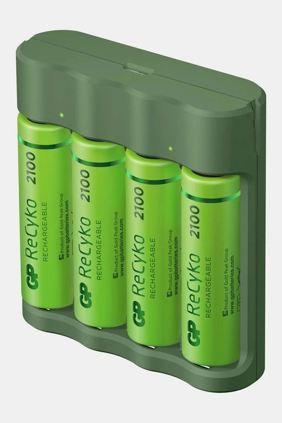GP BATTERIES USB Battery Charger B421 4X Recyko AA 2100 MAh 2 GP BATTERIES USB Battery Charger B421 4X Recyko AA 2100 MAh - Afbeelding 2