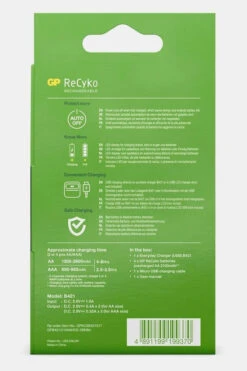 GP BATTERIES USB Battery Charger B421 4X Recyko AA 2100 MAh 16 GP BATTERIES USB Battery Charger B421 4X Recyko AA 2100 MAh -NL Kampeeruitrusting Verkoop 2024 b3gc390025 8989 06 nl