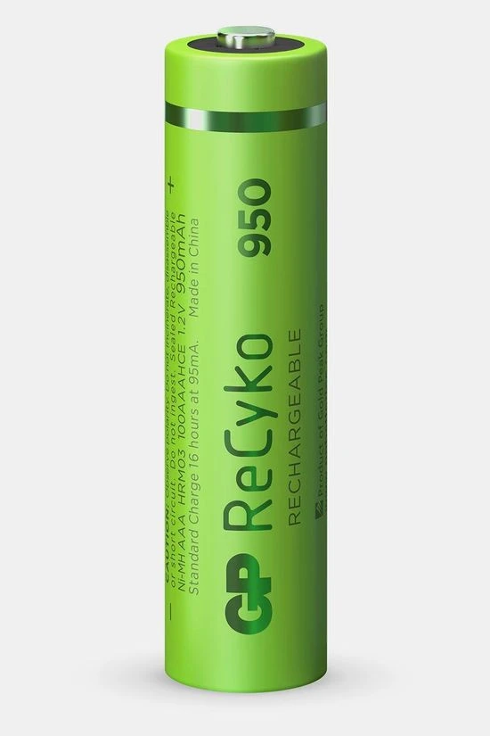 GP BATTERIES AAA Rechargeable Nimh 950 Mah Recyko 1,2V 4 Stuks Batterij 2 GP BATTERIES AAA Rechargeable Nimh 950 Mah Recyko 1,2V 4 Stuks Batterij - Afbeelding 2
