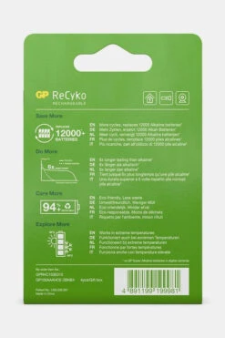 GP BATTERIES AAA Rechargeable Nimh 950 Mah Recyko 1,2V 4 Stuks Batterij 13 GP BATTERIES AAA Rechargeable Nimh 950 Mah Recyko 1,2V 4 Stuks Batterij -NL Kampeeruitrusting Verkoop 2024 b3gd390023 8989 04 nl