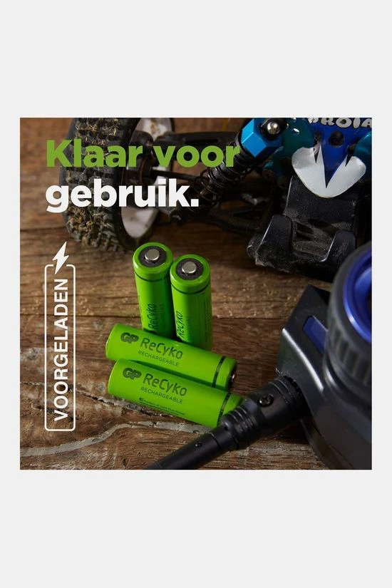 GP BATTERIES AA Rechargeable Nimh 2100Mah Recyko 1,2V 4 Stuks Batterij 8 GP BATTERIES AA Rechargeable Nimh 2100Mah Recyko 1,2V 4 Stuks Batterij - Afbeelding 8