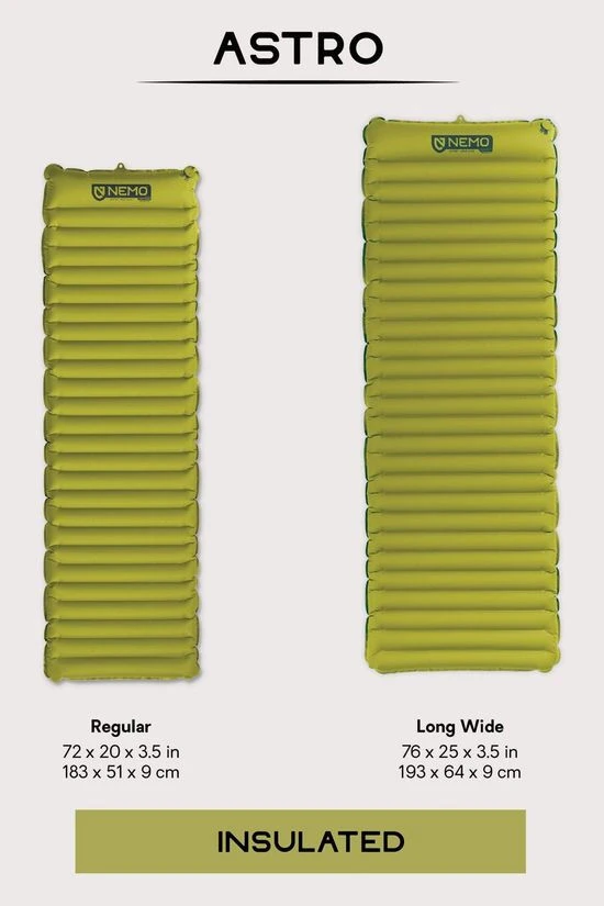 Nemo Astro Insulated Long Wide Luchtbed 10 Nemo Astro Insulated Long Wide Luchtbed - Afbeelding 10