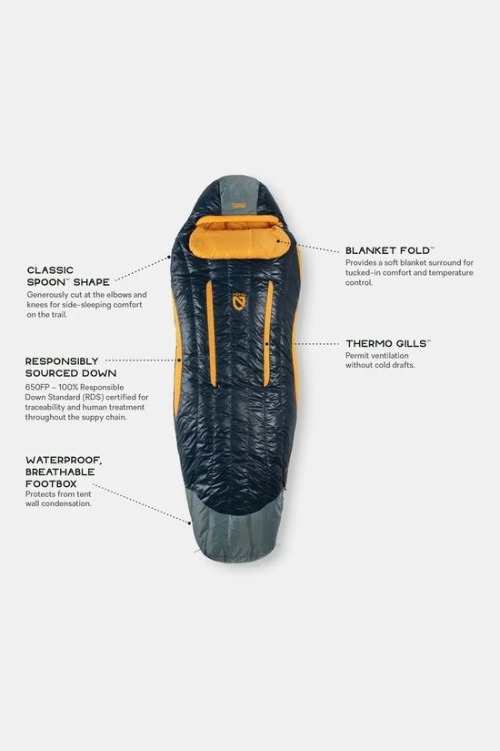 Nemo Disco Mens 15 Long Slaapzak 10 Nemo Disco Mens 15 Long Slaapzak - Afbeelding 10