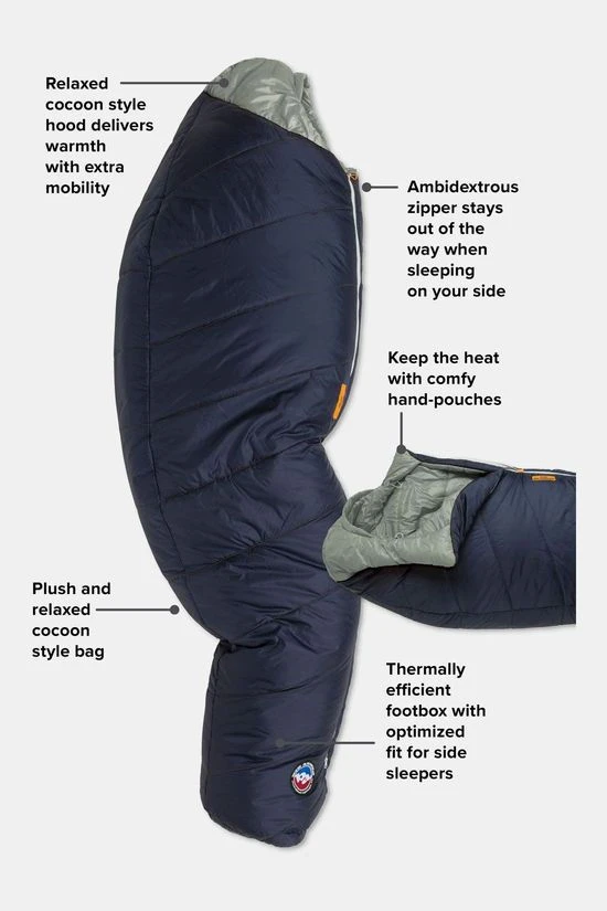 Big Agnes Sidewinder Camp 35F Long Slaapzak 4 Big Agnes Sidewinder Camp 35F Long Slaapzak - Afbeelding 4