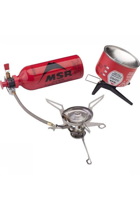 MSR Whisperlite Universal Combo Vloeistof En Gasbrander - Met Brandstoffles 1 MSR Whisperlite Universal Combo Vloeistof En Gasbrander - Met Brandstoffles